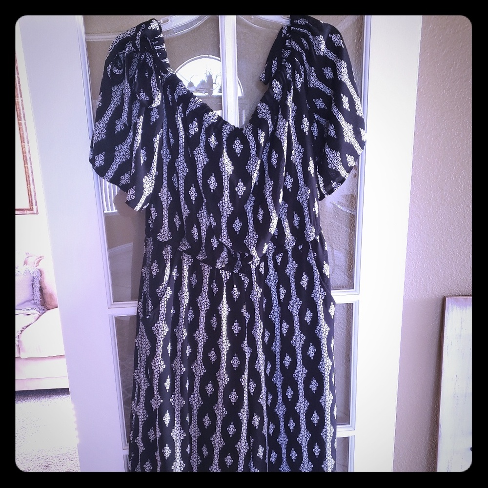 Black and White Jumpsuit